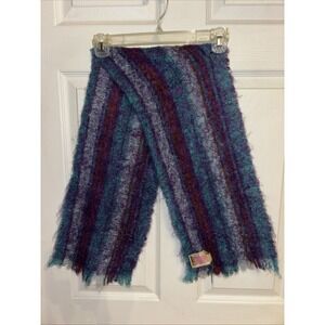 Hemmings At Donegal Design Handwoven Mohair Wool Scarf Republic Of Ireland 47x9"